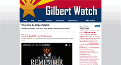 Desktop Screenshot of gilbertwatch.com